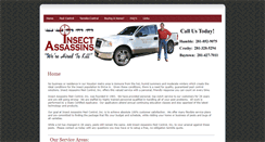 Desktop Screenshot of insectassassins.com
